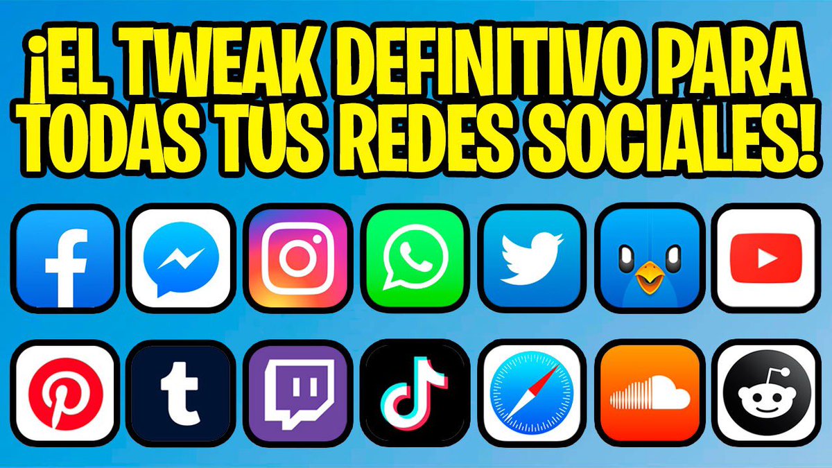 ProfeJuAntonio's tweet photo. 💣20 TWEAKS EN UNO 🔥 FUNCIONES PROHIBIDAS EN #iOS

🎥https://t.co/xPciwwde12

🎁 Regalo 🔟 licencias de #AFSocial:

1️⃣ Seguir al creador @AzozzALFiras y a mí 📌
2️⃣ Dar #ReTweet y ❤️ a esta publicación ✨

⬇️ Descarga fotos/videos
🔑 Modo VIP e Incógnito
⚠️ Adiós #Watusi #Cercube https://t.co/EQbjqZ1k3Y