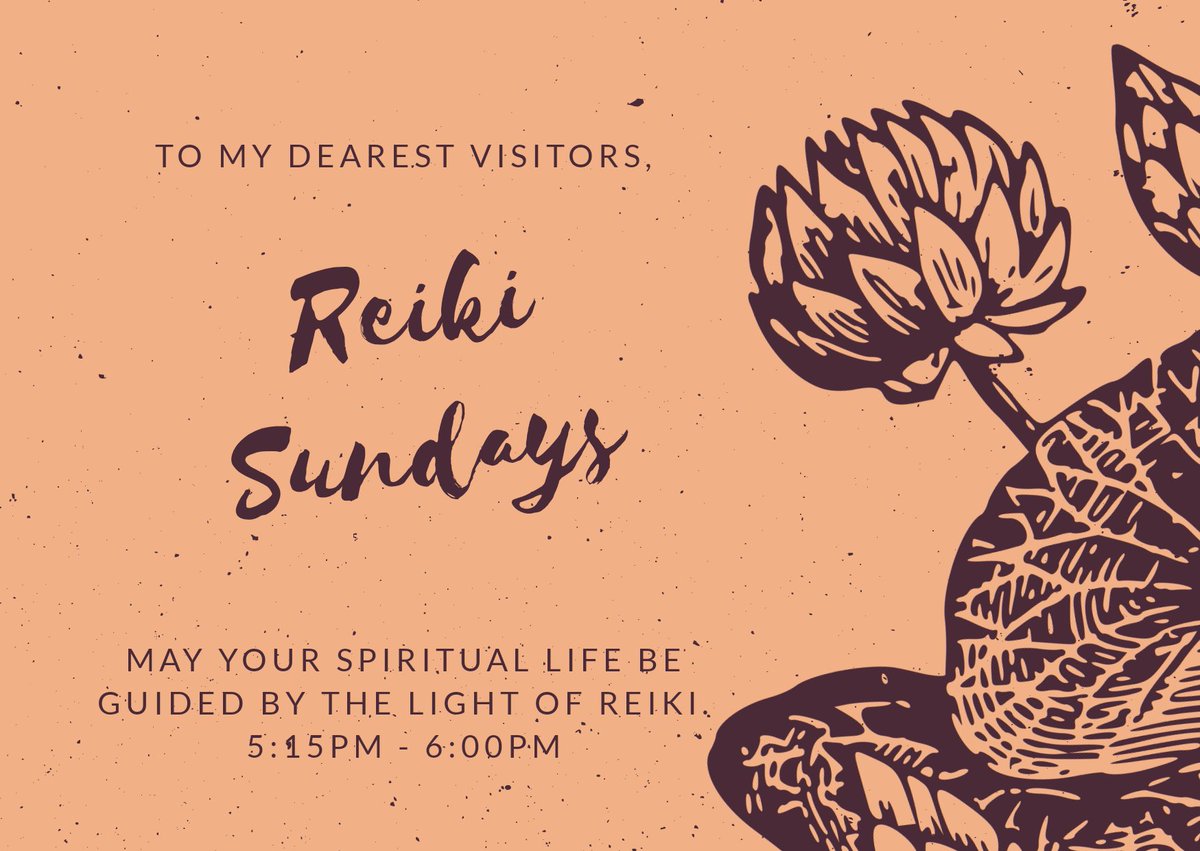 However, we had to figure out - how do we get Sherry into a loft without her being suspicious. So the brilliant  @gxxdvibrations said "I'll tell her I'm taking her to a Reiki session like she's been wanting"We were so serious about it, I even made a flyer on Canva for effect.