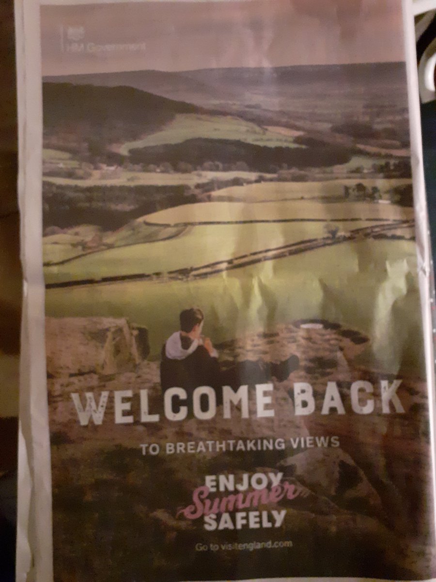 Full page Sunday paper advert. Lovely picture. HM Government logo. Could have mentioned #CountrysideCode. <a href="/FriendsofLakes/">Friends of the Lake District</a> <a href="/lakedistrictnpa/">Lake District</a> <a href="/yorkshire_dales/">Yorkshire Dales National Park</a> @cla