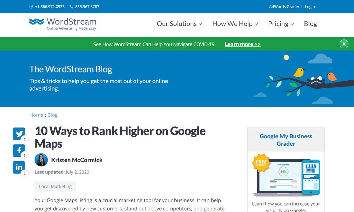 10 Ways to Rank Higher on Google Maps
#googlemaps #listing #google #business #website #seo
via https://t.co/KCOeyEbBS7
☛ https://t.co/0U4myCfy9X https://t.co/wBwwE3GgAl