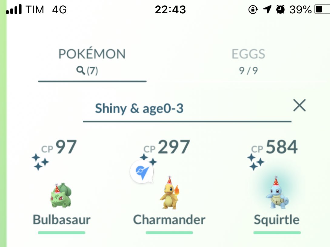 marlyharu's tweet photo. Finally I’ve found the last shiny starters of party hat 2020 , it’s #Squirtle !✨🐢
#shiny #PokemonGO #PokemonGOApp #PoGO #shinypokemon #pokemonshiny #pokemon #shinystarters #shinyCheck #starters #Charmander #Bulbasaur #shinyhunt #shinyhunting #shinyhunter https://t.co/IDcu5TsoJx