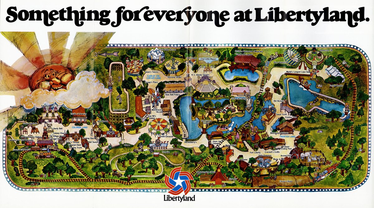 As this park map from 1978 shows, there really was something for everyone at Libertyland!