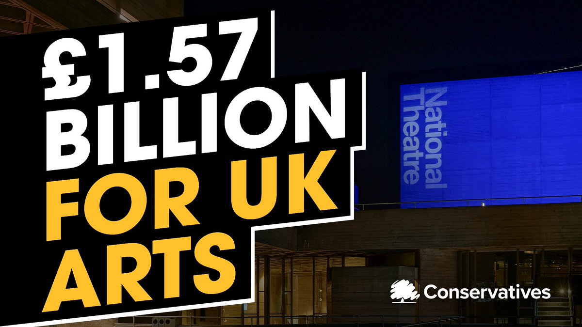 🎺🇬🇧 JUST ANNOUNCED: 

We're providing a world-leading £1.57 billion package of support – the biggest ever one off investment in UK culture – to help the UK arts industry weather the storm of Covid-19.