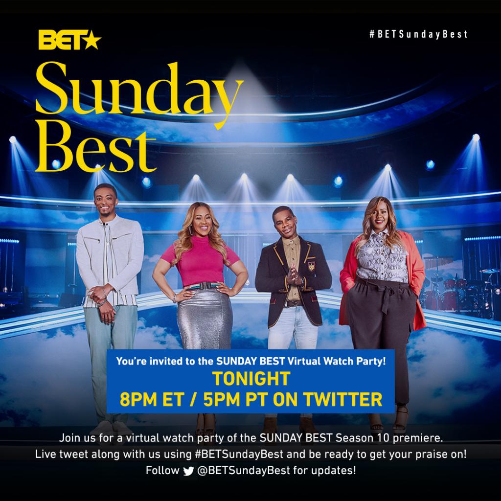 Who’s ready to watch SUNDAY BEST Season 10?! We’re live tweeting the
