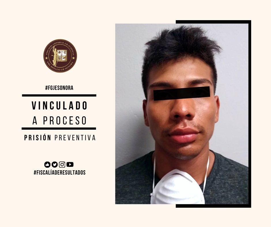 fgjesonora's tweet photo. 🔴 Logra #FGJE #VincularAProceso a 2 sujetos #Detenidos por la #GuardiaNacional en #Guaymas; quedaron en #PrisiónPreventiva por los delitos de privación ilegal de la libertad y asociación delictuosa. Acciones coordinadas por la @Mesaseg_Sonora 

🔗 https://t.co/CQDpznVfPP https://t.co/JSyVLOLlv9