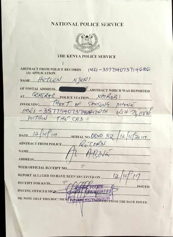 Dear @IG_NPS my phone was stolen in 2017. l reported at Central Police Station. Cops asked for a bribe to track it. l refused. It was never tracked. In 2020 another phone was stolen, reported at Kilimani police, same story. How many Kenyans have experienced the same? #EngageTheIG