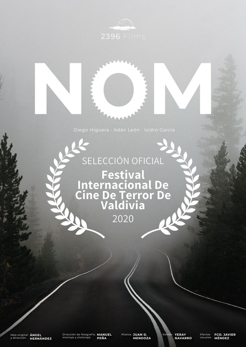 NOMSHORTFILM's tweet photo. @NOMSHORTFILM is an Official Selection of @CineTerrorValdi (Chile) and #FestivaldecinedeterrorCaligari (Spain), where it will be part of two amazing line-ups. Thanks to the judges and congrats to the team. https://t.co/lZJmJjCsSU
