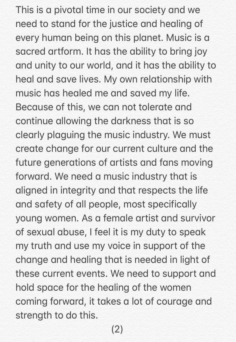 MimiPageMusic's tweet photo. My statement re: the allegations against @bassnectar https://t.co/LAW8Wg721u