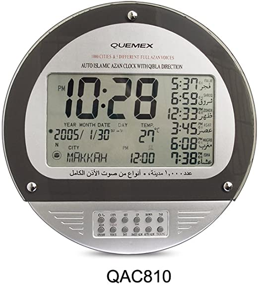 So you don't build a stand alone device that determines Qibla, because you'd build it into a clock!
