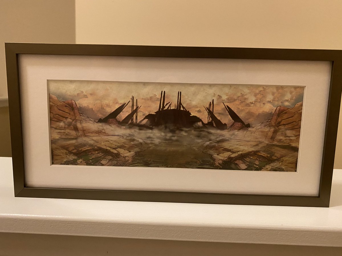 chuggaaconroy's tweet photo. Got a nice surprise! @NintendoAmerica sent me this concept art of Galahad Fortress from Xenoblade Chronicles! I’ll be finding a good spot for this. Also, the music in this place is one of the most under appreciated in the soundtrack. https://t.co/pOoQsqwkNH
