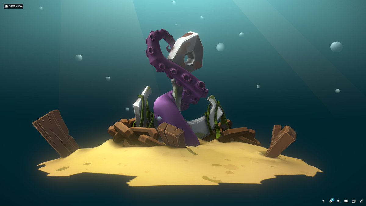 The deep is full of surprises! My entry for the Sketchfab Low Poly Challenge: Sea Life -> artstation.com/artwork/5XX8nE

From a concept by Eduard Kolokolov: artstation.com/artwork/XrPRy 

Made with Maya, Zbrush, and Substance Painter.