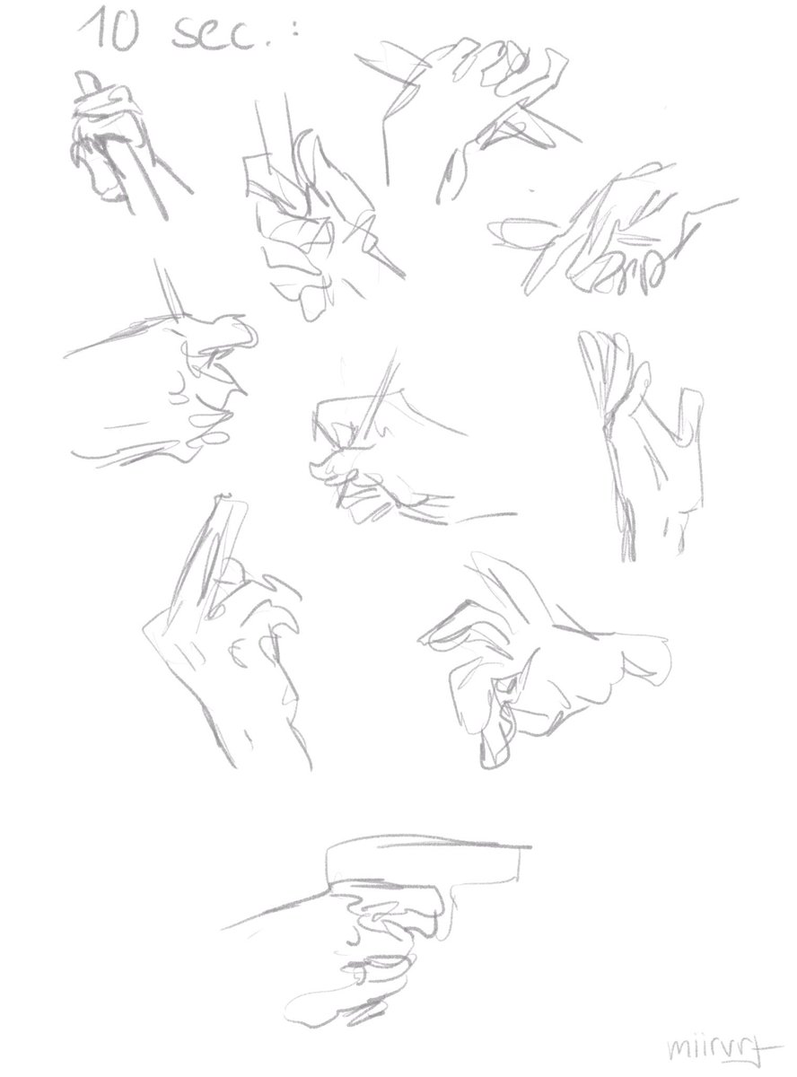 doing a hand drawing challenge rn (thanks for the inspo mints <3) and i got through the first batch!! now i take a break 