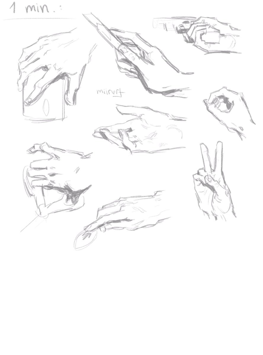 doing a hand drawing challenge rn (thanks for the inspo mints <3) and i got through the first batch!! now i take a break 