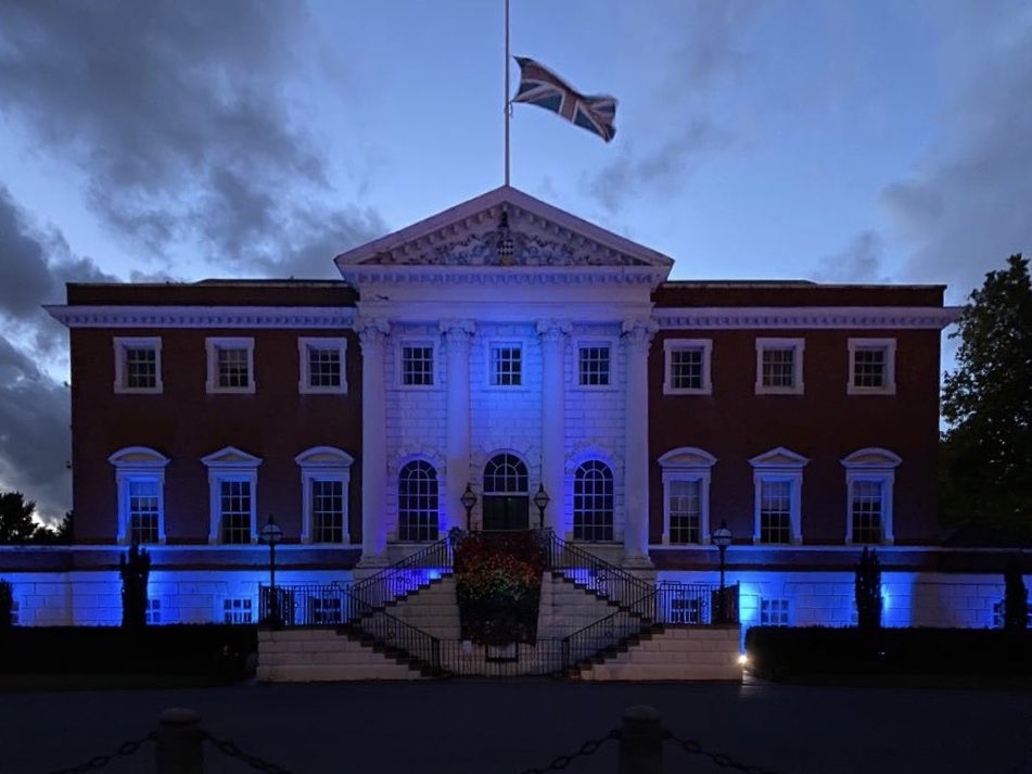 Tonight we wanted to #LightItBlue for the #NHSBirthday to say a special thank you 💙