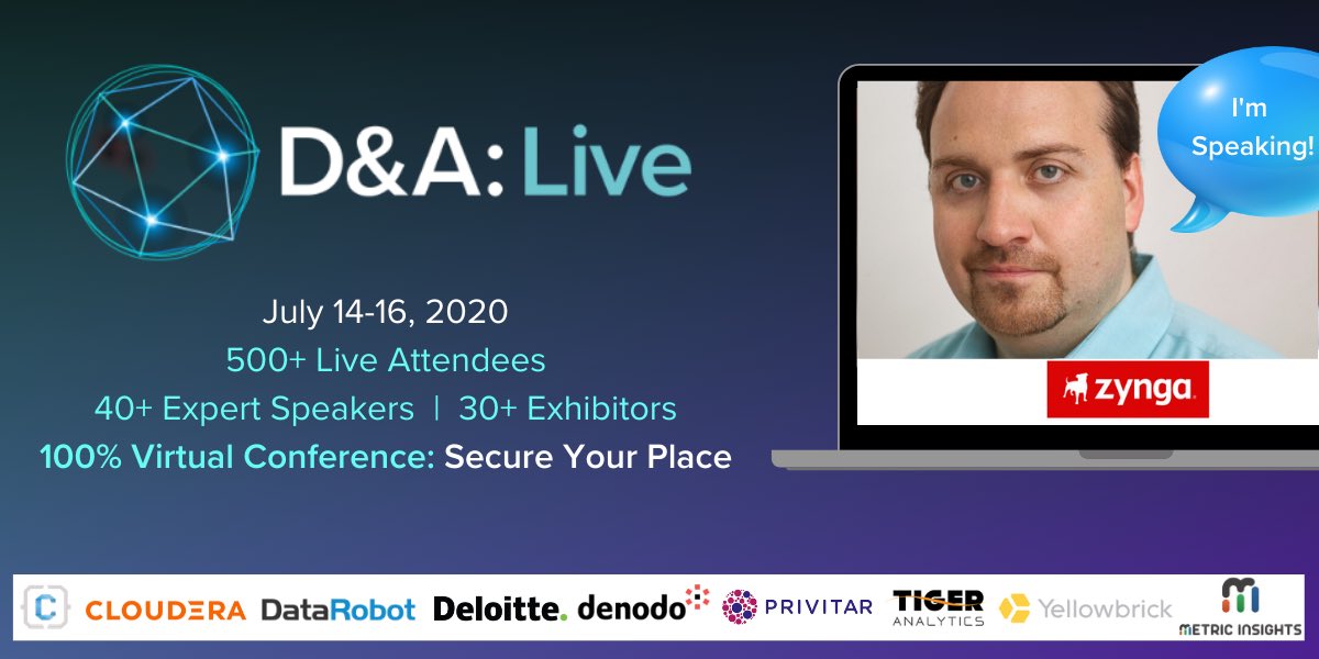 LukeD's tweet image. I&apos;m speaking at #DataAnalyticsLive 2020! Join me online July 14-16 for the best-in-class digital experience for senior data &amp;amp; analytics leaders. Find out more &amp;amp; register your pass online: bit.ly/3eOzQLz