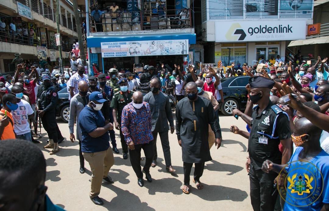 After issuing a directive for all gatherings to be limited to 100 people, how does NPP Flagbearer feel about posting a picture with this numbers of people? Is there still a reasonable reason for holding others in jails for violating COVID safety guidelines?
