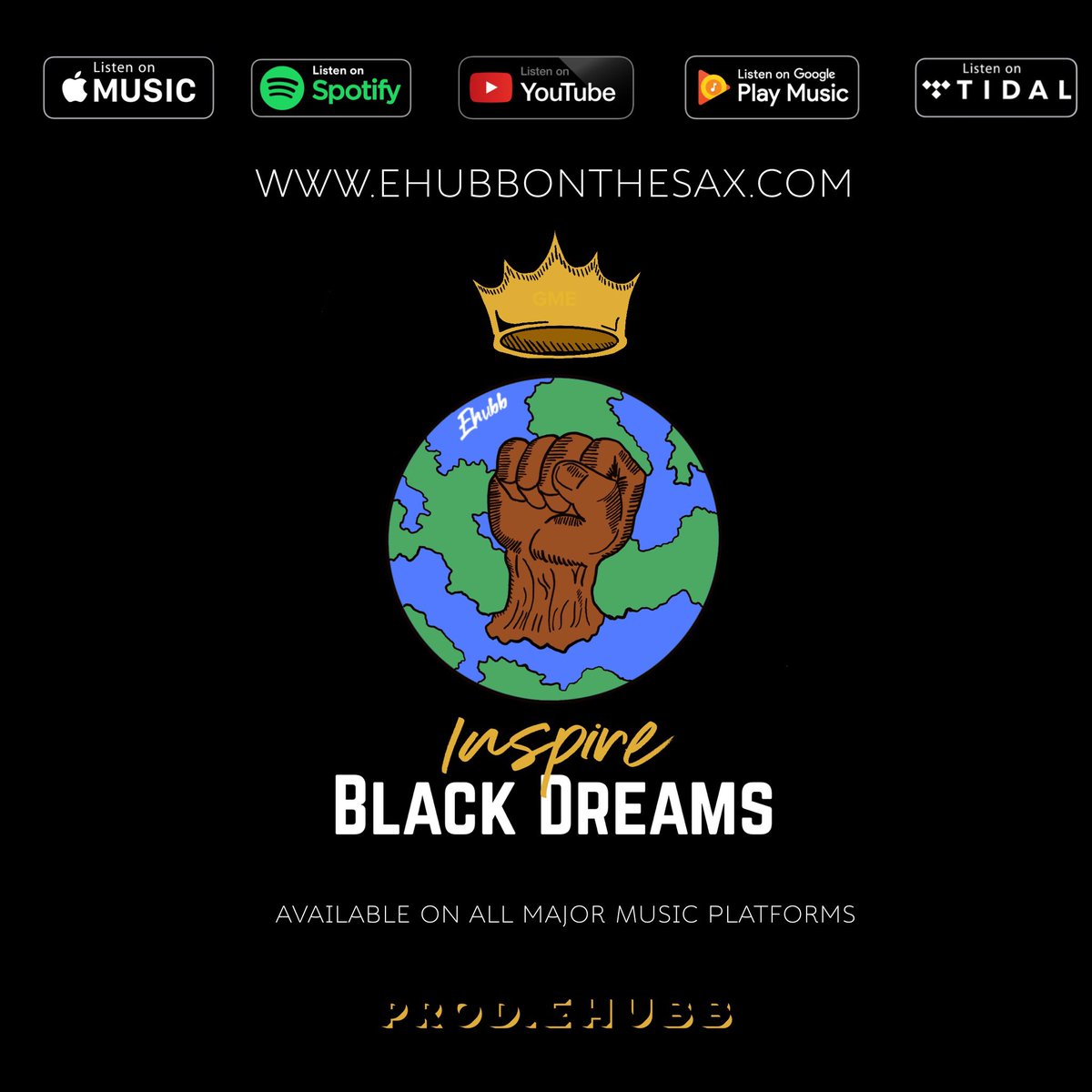 This one is for the Black Queens, Black Kings, AND BLACK DREAMS! 🎸🎤🎷

“Silhouette (Black Dreams)” Now Available @ ehubbonthesax.com &amp; all major music platforms!

[New Song]+[New Merch]!!!

#blacklivesmatter #inspireblackdreams #ehubbonthesax