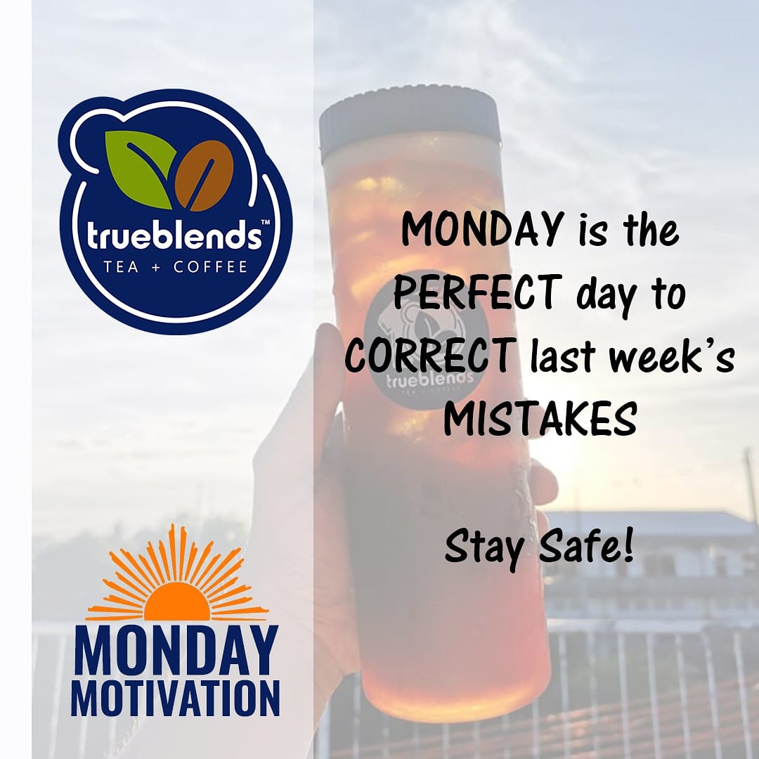 True_blends's tweet photo. Hey! It's Monday. Pass the message :)

Stay Safe!

#Trueblends
#mondaymotivation https://t.co/NyFZtPUm6f
