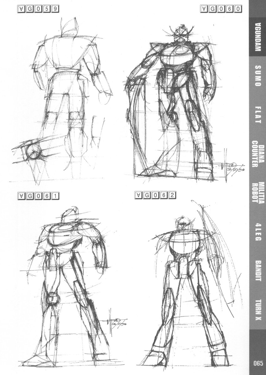 Maturing of the Turn A Gundam's design.