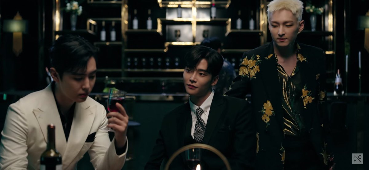 When the Associate Juho, came at table this is where the tension began. Mafia Boss knew their hidden mission.(Mafia Boss superiority shows again as he don't face his people)Symbol:Yellow Rose - ancient times it symbolise jealousy but nowadays it become sign of friendship...