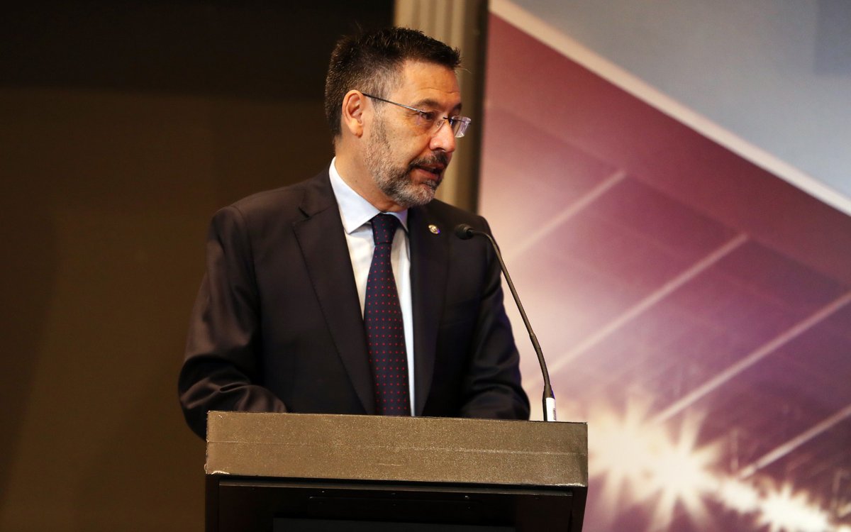 FCBarcelona's tweet photo. ๐ @jmbartomeu: "In the best league in the world, the VAR is not up to the task. It is not very equitable and it seems as if it is always favoring one side." https://t.co/8CAT5OPVjZ