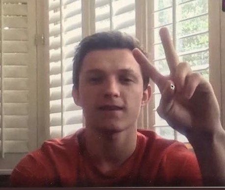 tom holland during quarantine; a necessary thread