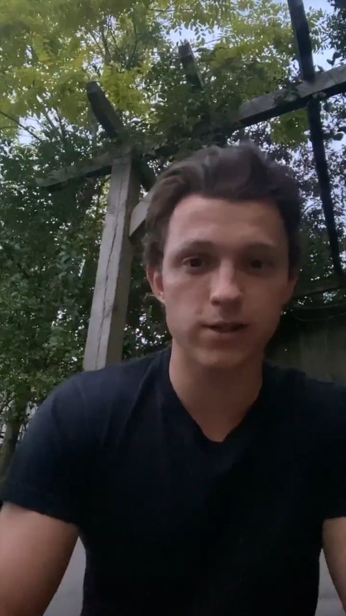 tom holland during quarantine; a necessary thread
