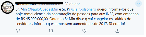servidores_er's tweet photo. Servidor público do INSS começou a achar HOJE que votou errado. A gente avisa ou vocês avisam?🤣
cc @bolsoregrets @jairmearrependi https://t.co/EDtVa3sqmF