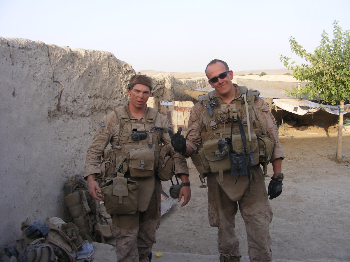 63. We patrolled back to the building which served as our temporary base. This photo was taken at 5:15 p.m. on July 5, 2009. That's Lance Cpl. Jeffrey J. Minnick. He made it back from this deployment, but in 2015 at the age of 32, he died in a ATV accident  https://frederickbrosfuneralhome.com/tribute/details/368/Jeffrey-Minnick/obituary.html