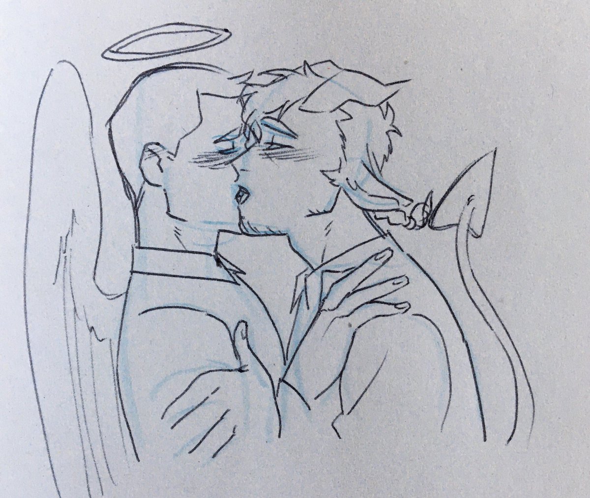 Nimmasion's tweet photo. They kiss,,,

#尼林 #万圣街 #zombaes https://t.co/ADCqHEpTYF