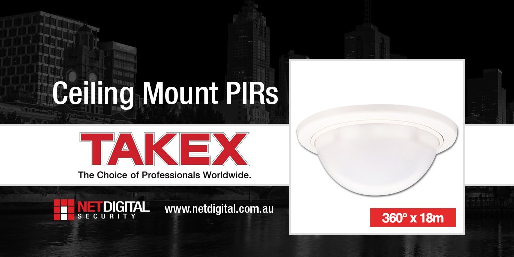netdigitalsec's tweet image. The Takex PA-6800 series ceiling mount indoor PIR sensors combine a discreet, compact appearance, with outstanding performance at very affordable pricing #takex #detectors⁠ #pirs View our full Takex range here: bit.ly/takex-range⠀