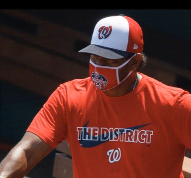 NavyYardNats's tweet photo. Dave Martinez. Fashion icon. Baseball lifer. World Champ. https://t.co/Cmccph9Ykf