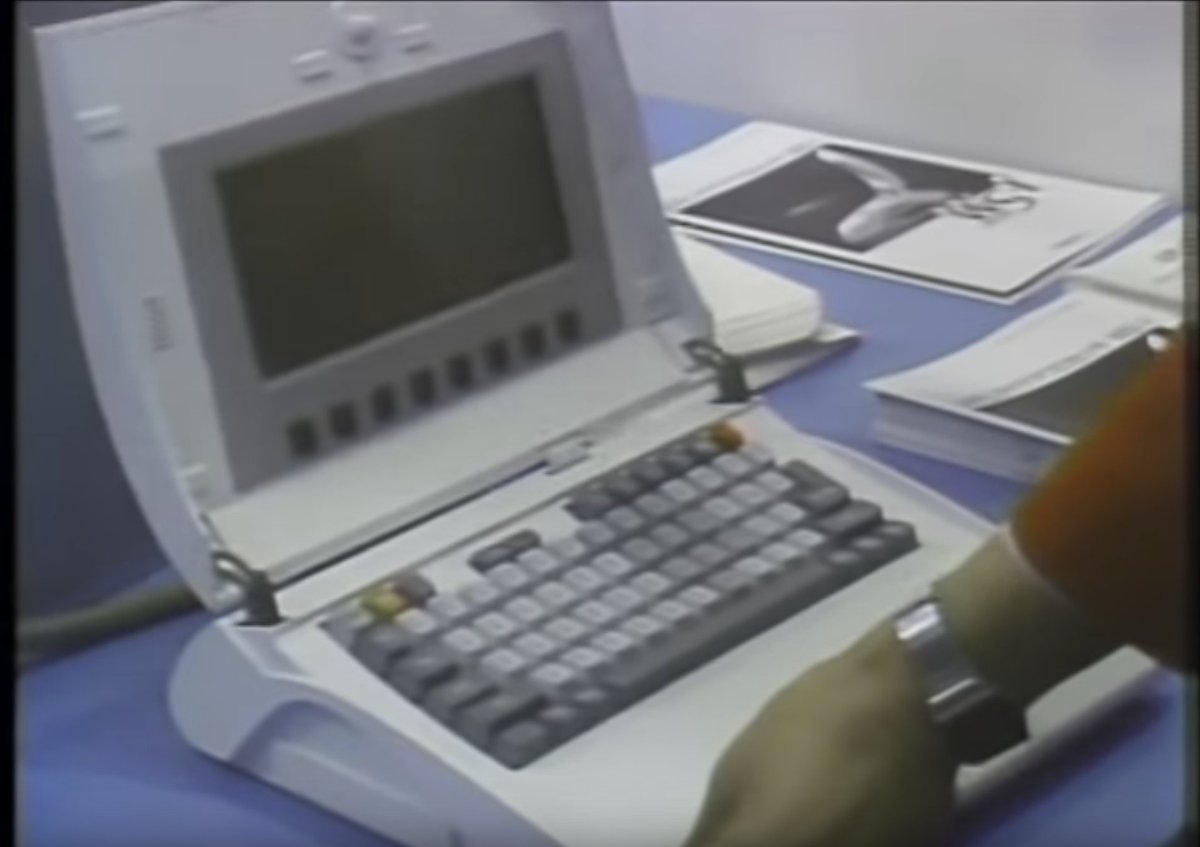 How about the Ampere WS-1? It's a 68K-based clamshell portable that runs APL! It's 450,000 JPY.