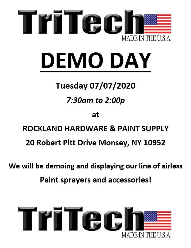 CliftonHardware's tweet photo. Looking for a paint spray machine that doesnt need extra attention? Extra work? Or extra cleaning?
@tritechindustries is the perfect match!!
Coming up on Tuesday is a demonstration in our sister location. https://t.co/3H3cb6l6N2