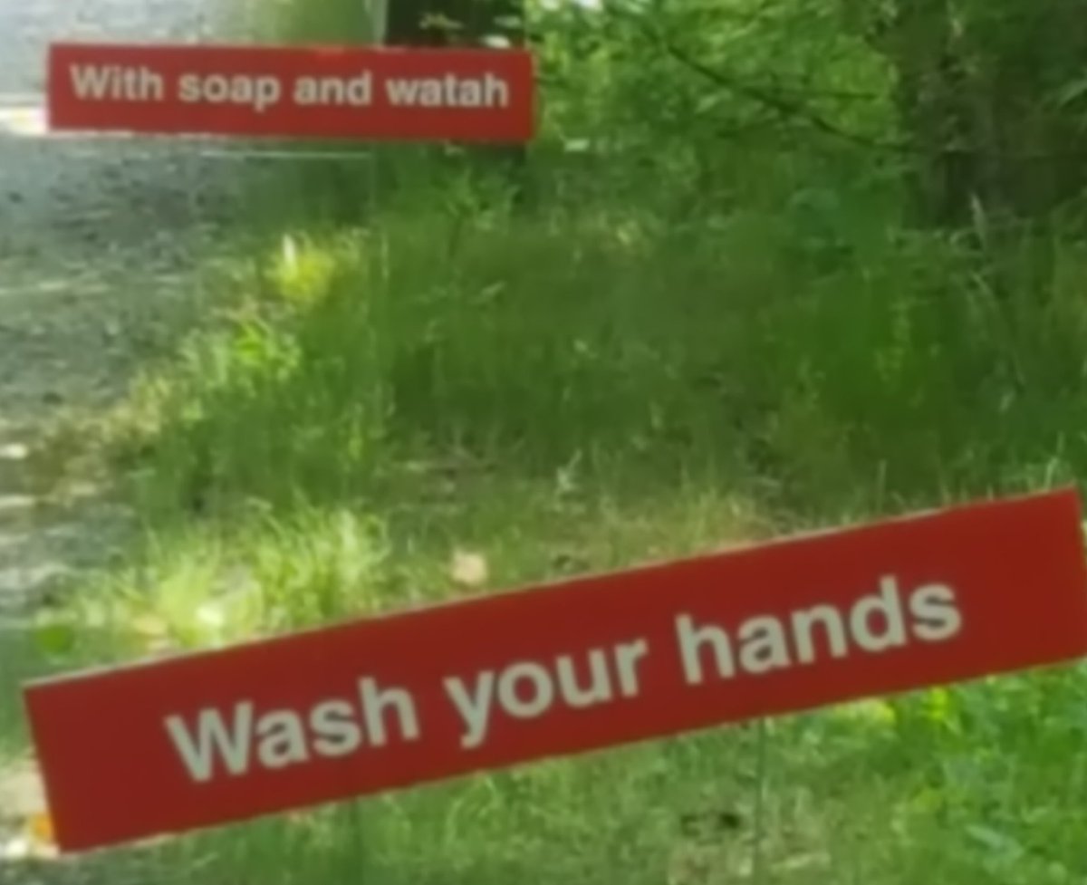 2 of 2: More #BurmaShave style signs enlivening today"s Minuteman Bikeway ride. #CobidVigilant