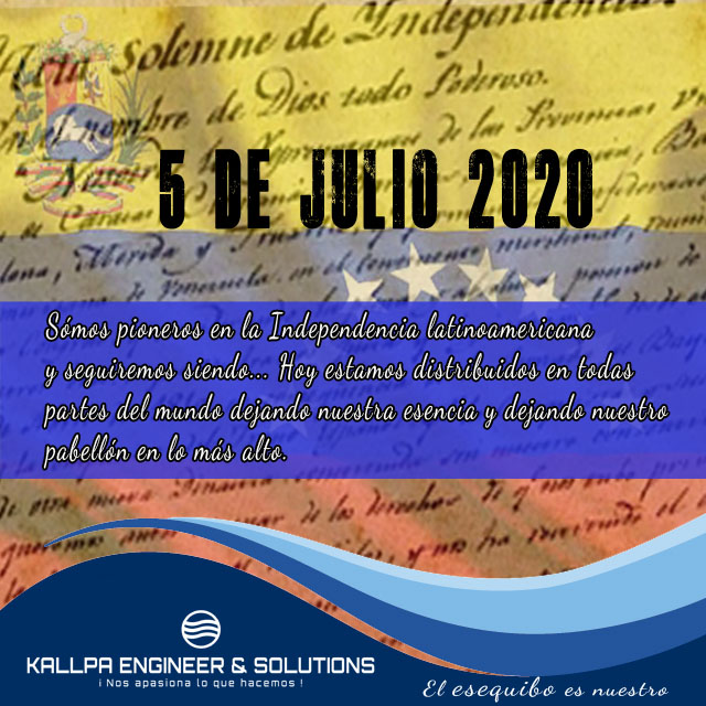 Kallpa_Eng_Sol's tweet photo. Hoy celebramos con júbilo y mucho orgullo el Dia de Fiesta Nacional #5julio. Pioneros de la Libertad en América Latina. Hoy diseminados en el Mundo pero el mismo ímpetu y sueños de grandeza. #viva #Venezuela #Dia de #independencia https://t.co/1C7Ep0wpGV