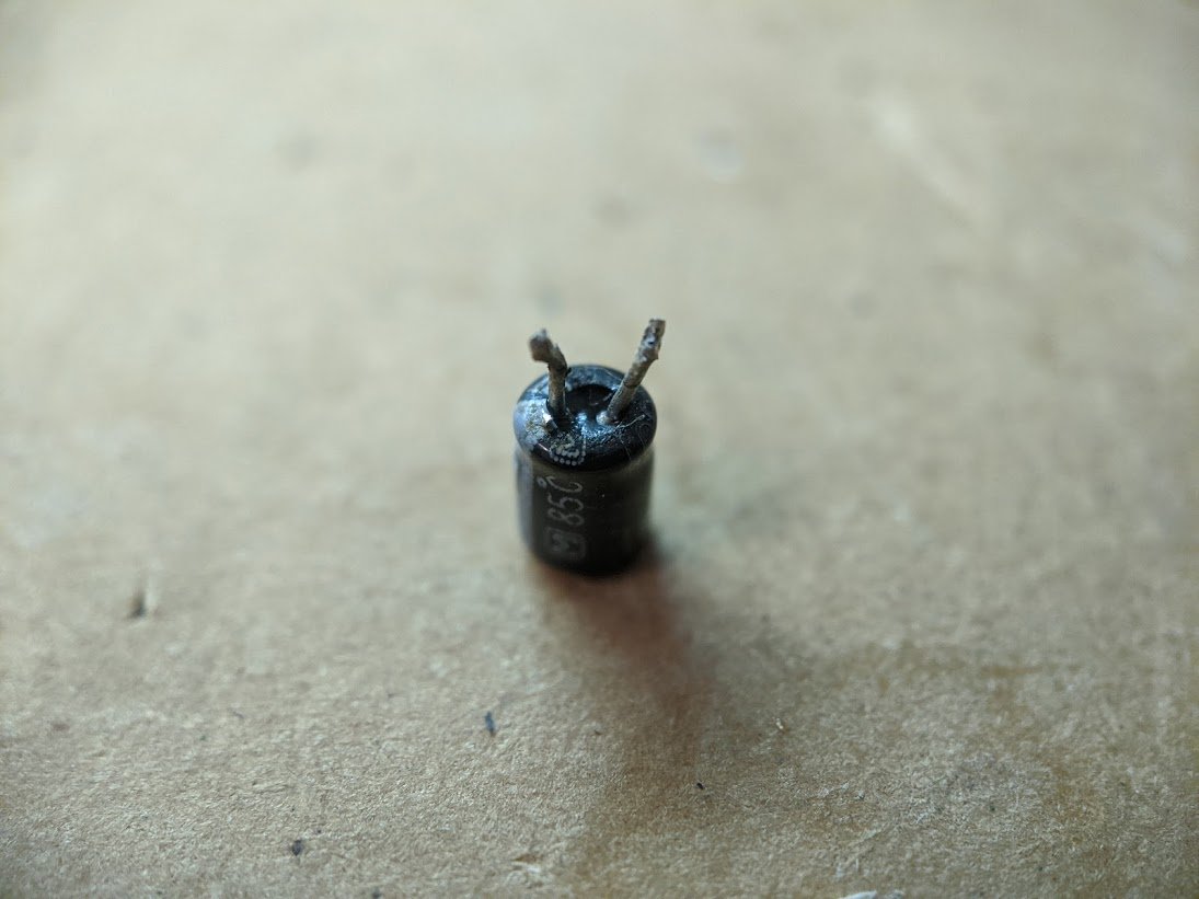 i wanted to revive this thread again because i just took apart a *failed* electrolytic capacitor. this one was in my Commodore CDTV and leaked the electrolyte all over the board.