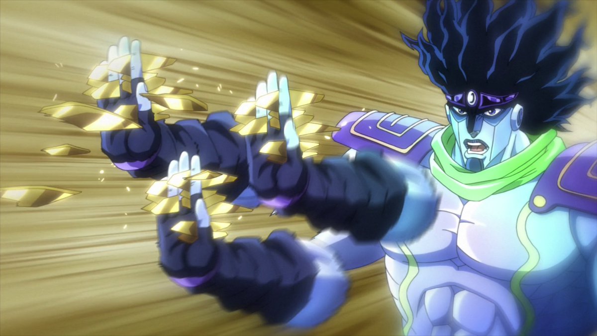 Star Platinum color shifts from episodes 1, 2, 6, & 7. What's your...