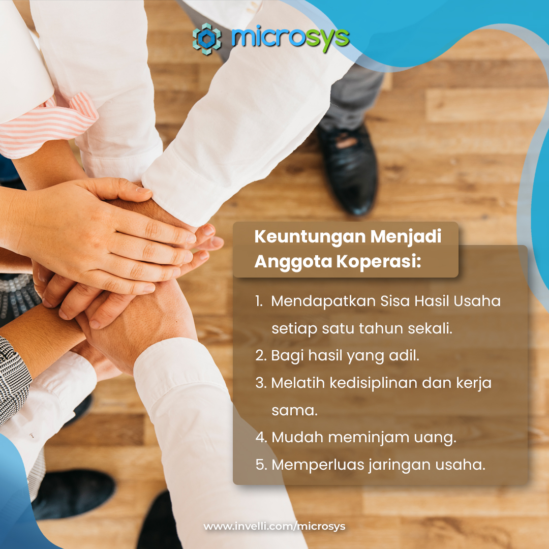 InvelliCorp's tweet photo. Di era digital saat ini, kehadiran koperasi memberi banyak manfaat bagi masyarakat, khususnya bagi para anggotanya. Koperasi tak hanya hadir di berbagai kelompok masyarakat tetapi juga di perusahaan-perusahaan.
Sudahkah Anda menjadi anggota koperasi?
#Invelli #Microsys #fintech https://t.co/7vu3ts6x7R