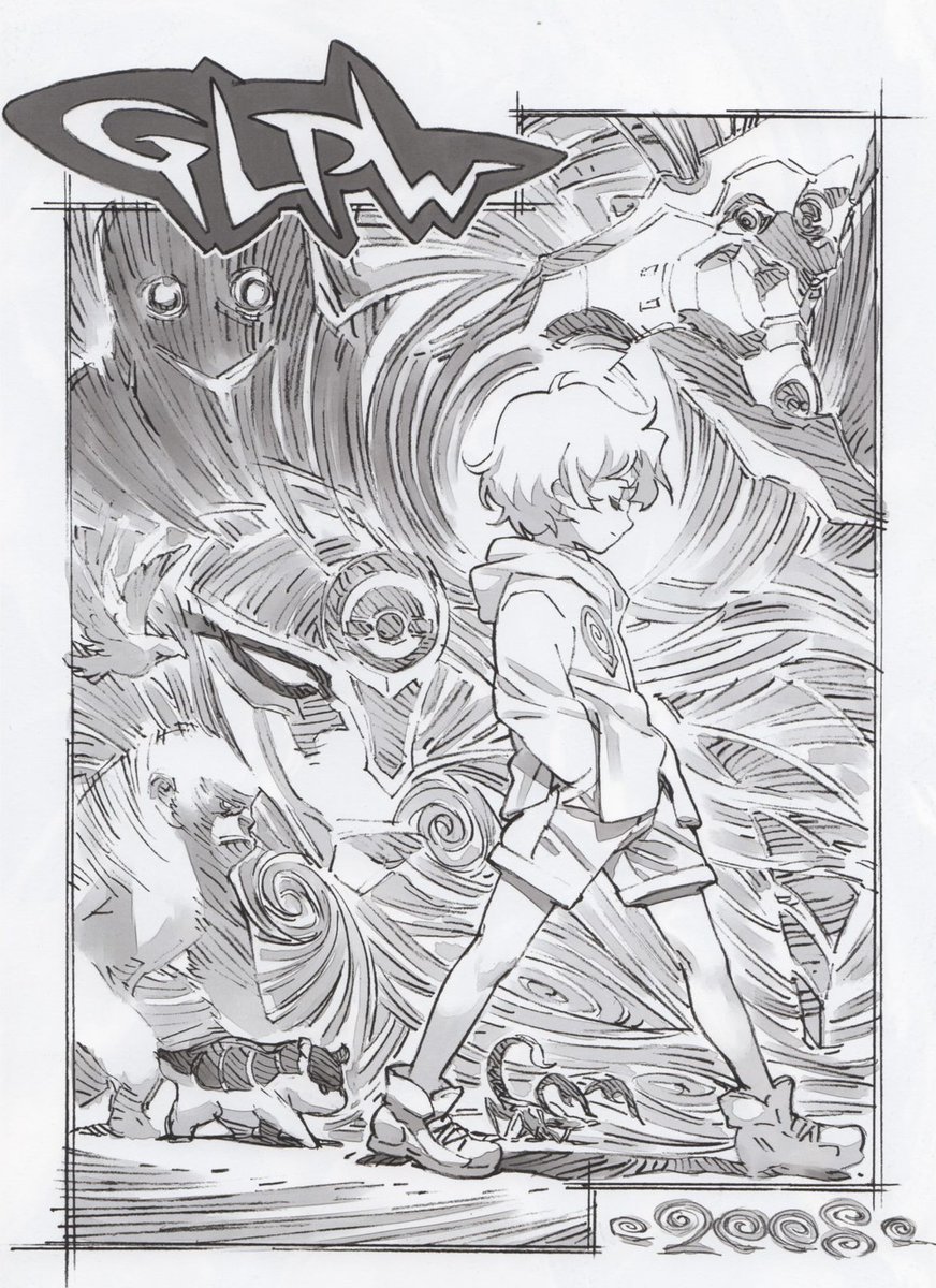 Tengen Toppa Gurren Lagann: Parallel Works #8 (グレンラガン パラレルワークス)
Illustration by You Yoshinari (吉成 曜)