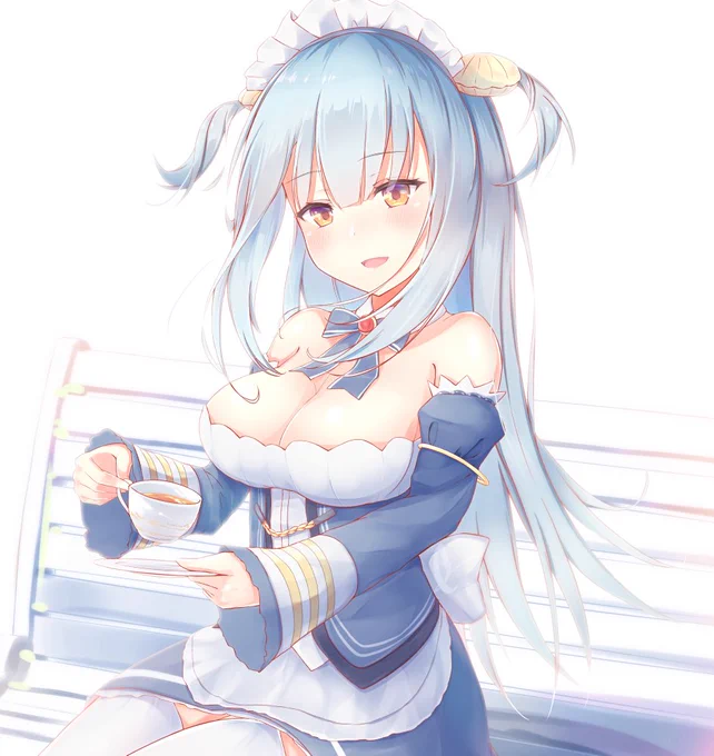 俺は紅茶を淹れることで、ネプチューンを特殊召喚!
#アズールレーン #AzurLane #イラスト 