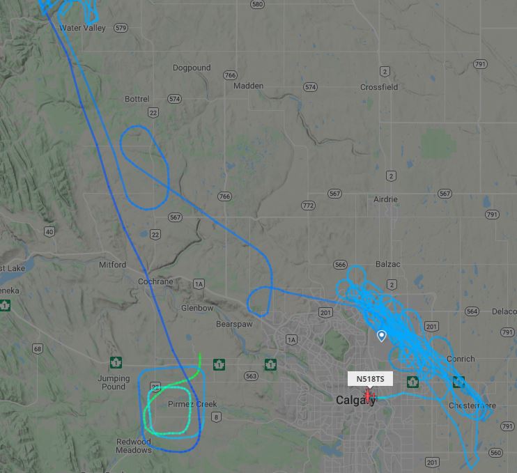 suzannemf's tweet photo. Looks like the cloud seeder is heading home. He/she probably needs a beer or two after that run. Wowza! And also, thank you, whoever you are! #absorm https://t.co/eO7KKcdpke