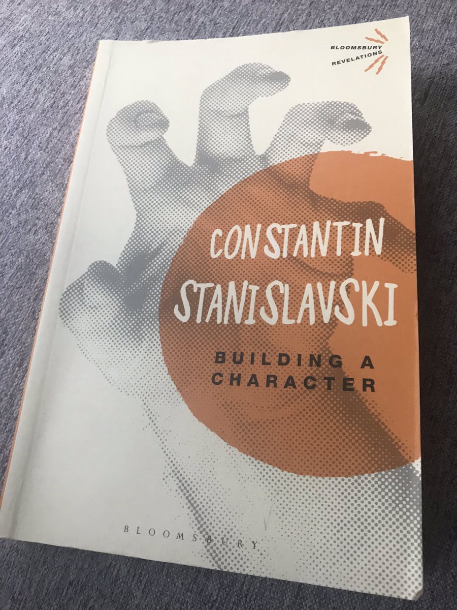 DramaTeachAmyP's tweet photo. #DramaTeacherReads Some holiday reading! Iโm re-reading #Stanislavskiโs #BuildingACharacter. Itโs amazing how relevant it still is and there are so many connections that I have made, compared to when I was reading it at drama school. What a wonderful revisit #DramaArmy #DramaEd https://t.co/ysBvPTR8iD