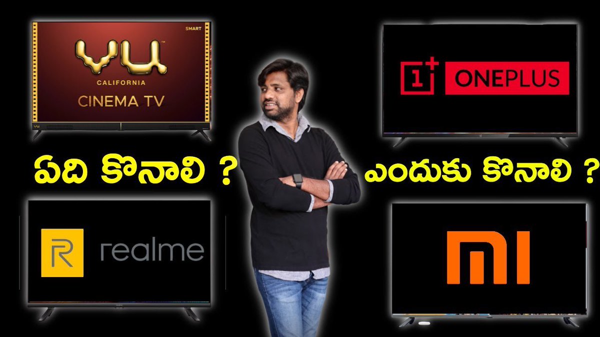 Gaddamvaasu's tweet photo. Vu Vs OnePlus Vs Realme Vs Mi Compared & Which Is The Best In This Class Segment @YouTubeIndia
https://t.co/vB422tsvrX
@realmemobiles @XiaomiIndia @OnePlus_IN #VuCinema
#realmesmarttv #Mi4APro #OnePlusYSeries https://t.co/0viYCk5zo5
