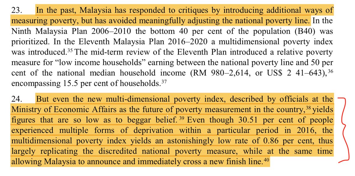 ...access to basic necessities like clean water, and now after COVID, I'd argue even internet access. Remember Veveonah? There's so many like her out there. Mind u there was a Multidimensional Poverty Index calculated at the last RMK, and it was a paltry 0.86%. I'm... I'm tired.