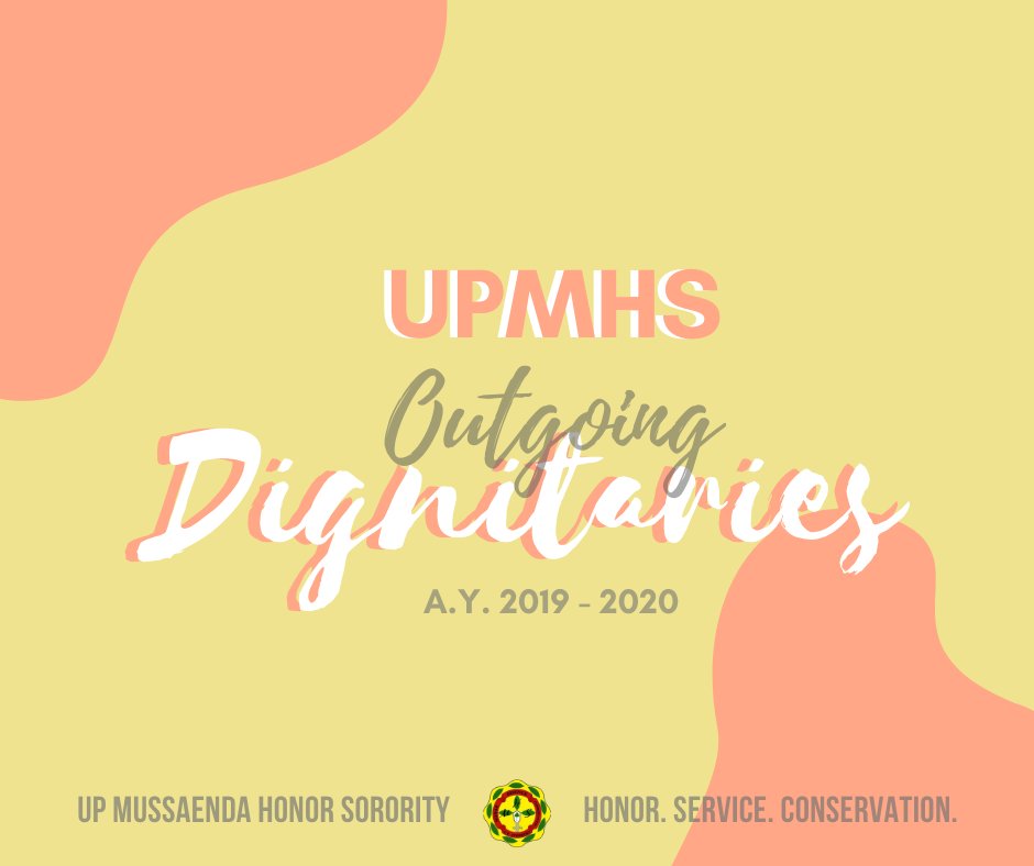 UPLBMHS's tweet photo. We would like to acknowledge our outgoing dignitaries for their love, hard work and unending support to the sorority. It may be a tough term but you did not stop to serve the sorority with all your heart. 

From your sisters, thank you, and good luck on your next journey. https://t.co/II8qKBrJaq