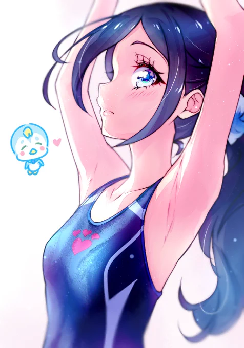 Q:水着ちゆちー描いてもいいですか?

心のペギタン:OKペエ♪
#precure #ヒープリ 