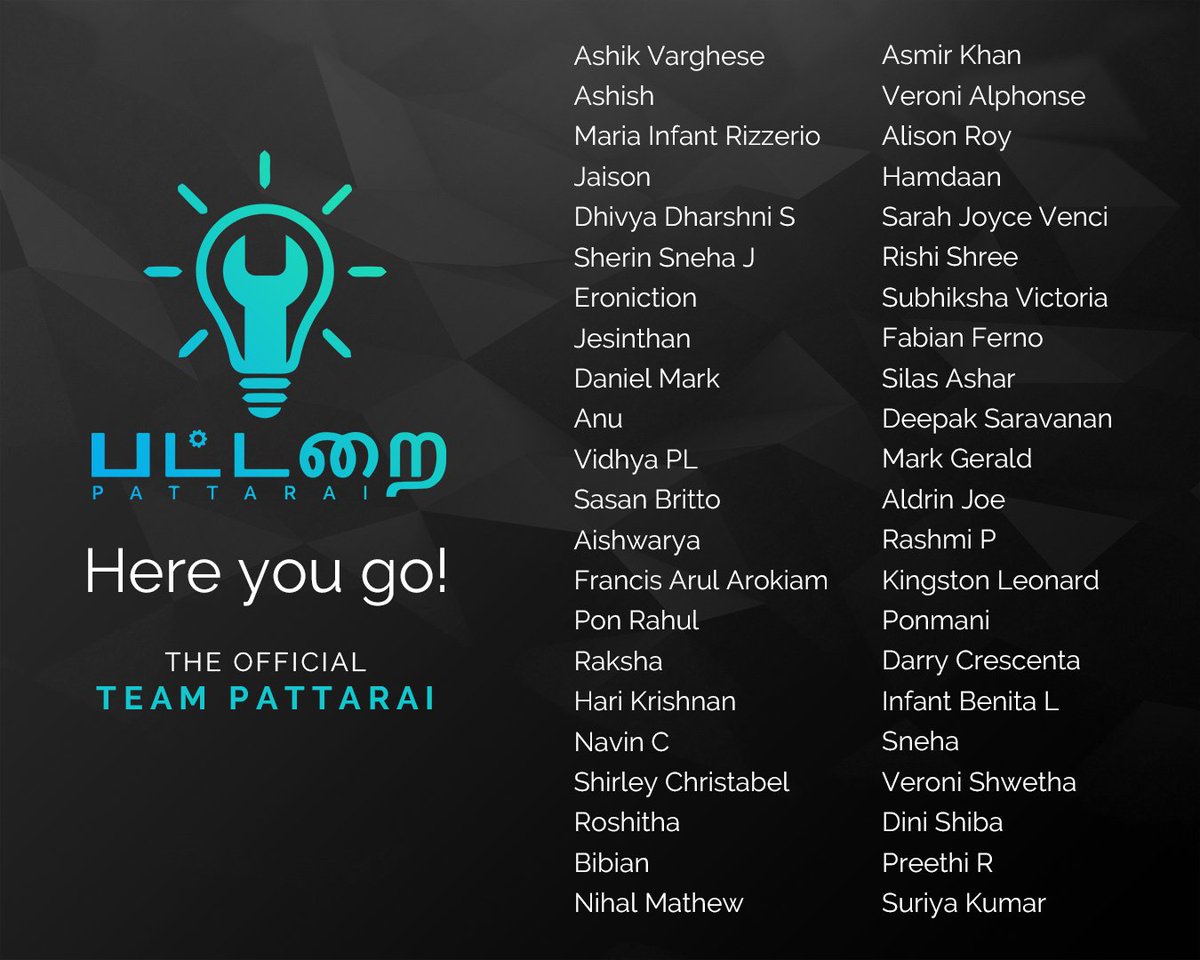 licetpattarai's tweet photo. We welcome aboard the TEAM PATTARAI crew. Hoping for smooth sailing ahead!
#LoyolaIcamCollege
#LoyolaICAM
#LICET
#LICETFormation
#toengineerajustsociety
#DIY
#TeamPattarai
#LICETPattarai
#BeingProductiveInLockdown
#LifeofanEngineer
#LifeatLoyolaicam
#formingmenandwomenforothers https://t.co/lzenWZTjoR