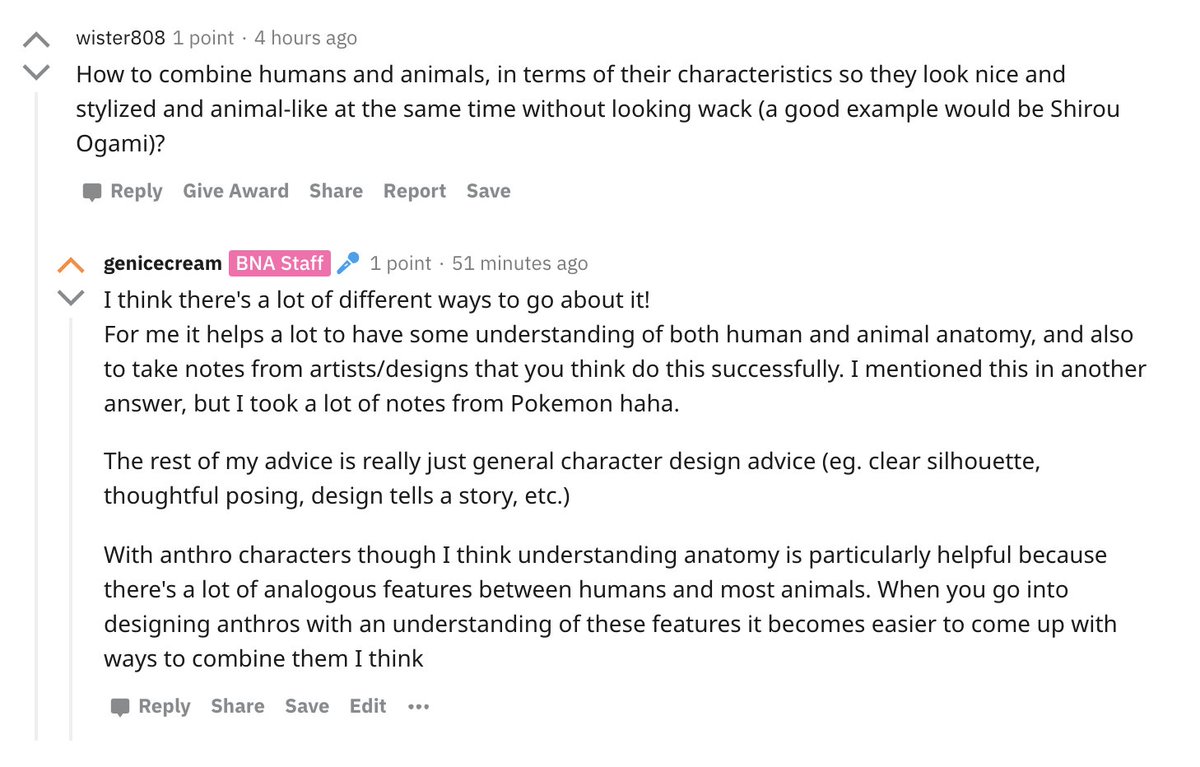 some thoughts on designing anthro characters