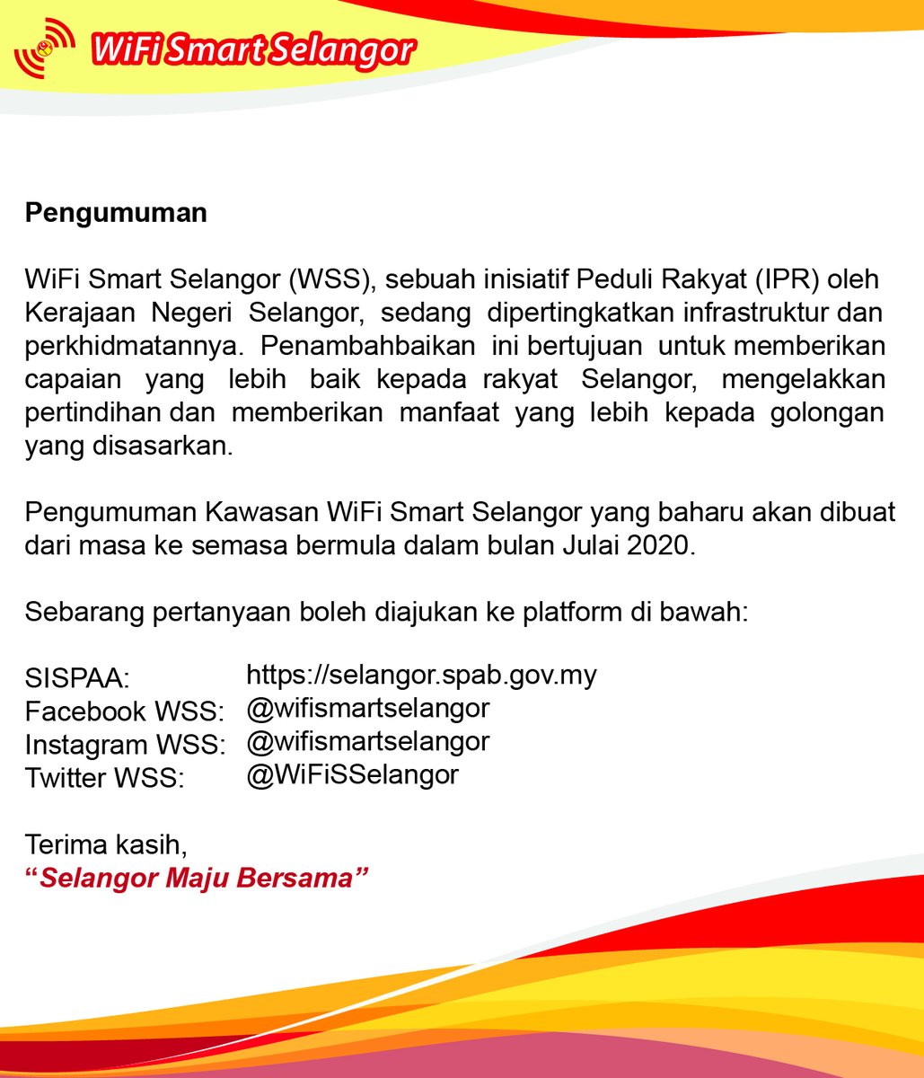 WiFiSSelangor's tweet photo. https://t.co/IM5QM507k8
